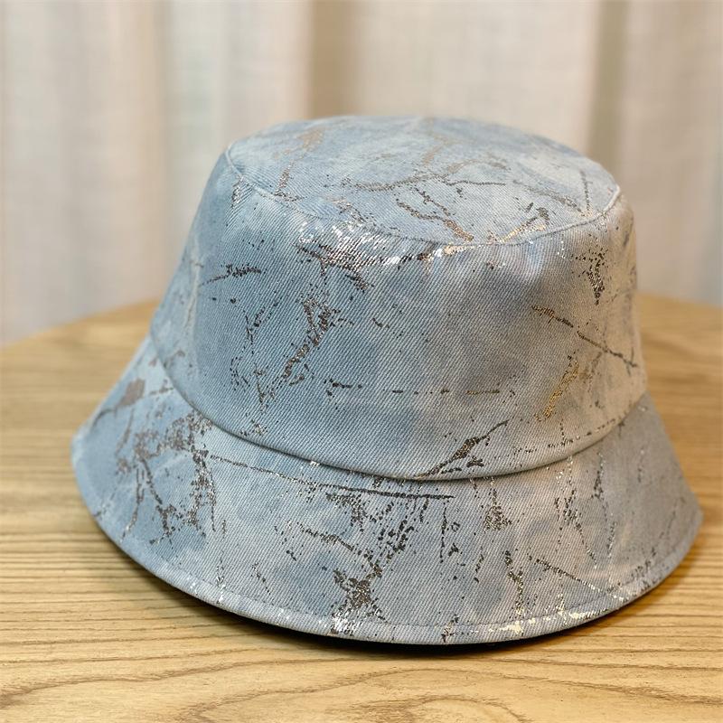 Korean Of Version The Small Fashion Print Fisherman Hat Womens Sun Sunscreen Hat