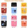 6 Pack of Pencil Erasers, Kids Eraser with Roller and Cover, Fun and Cute Animal Themed Eraser, Great Gift for Kid of Cute School Supplies