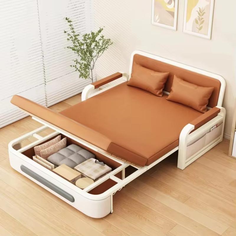 Folding and Retractable Sofa Bed Living Room Single Bed Balcony Multifunctional Sofa Bed