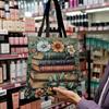 Leichte Polyester-Tragetasche, Blumen-Buch-Muster, Robust, Mehrzweck-Schulter-Einkaufstasche für Buchliebhaber, Handtasche