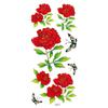 Realistic Bright Animal Totem Waterproof Rose Tattoo Stickers