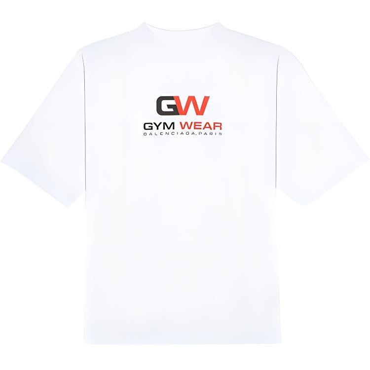 Balenciaga Gym Wear T Shirt 'White' 620941TIVD59000