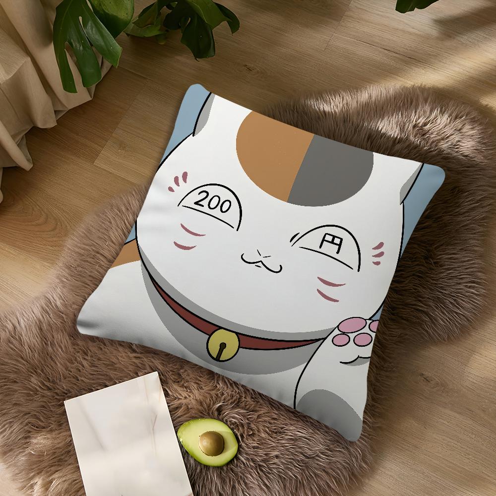 cushion cover Pillowcase NNyanko DoubleSided sensei cute Printing kawaii Sofa Cushion Bedroom anime Bedside cat PillowCover 30x30cm