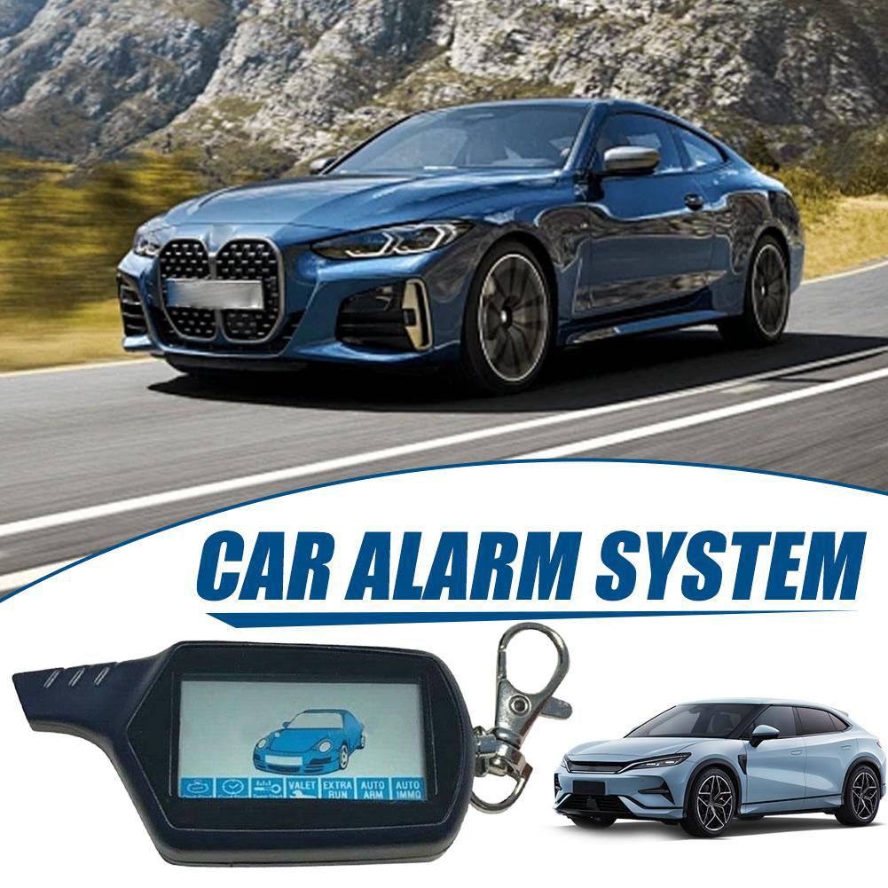 LCD Remote Control Key Vehicle Security Two Way Car Alarm System For Twage StarLine B9 For Russian Vehicle X9I2