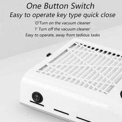 Nail Dust Collector Com Remover Filtro, Manicure Machine Tools, Poder Forte, Nail Aspirador, Nail Extractor Fan, Art Tool
