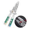 Multi Function Foldable Wire Stripper Cutter Crimper with Voltage Test for Electrician Cable Work High Carbon Steel Tool