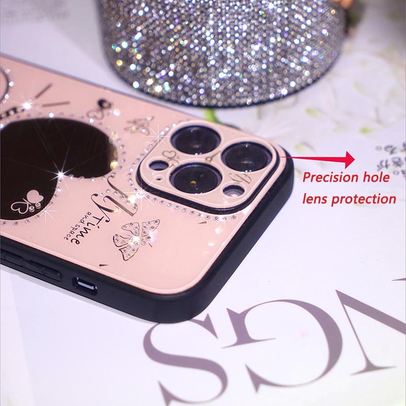 Pro iPhone 14Plus 13 Pro Max 12 Pro Max 11 Pro Max XSMAX 8 7 Plus pro Huawei P30 P40 Pro Mate 30 Mate 40 Pro Beauty Mirrror Pouzdro na telefon Ochranný kryt
