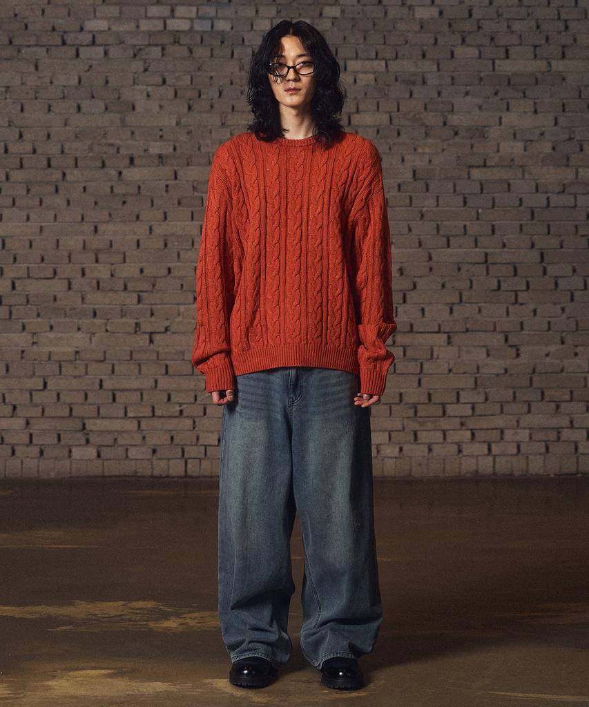 FILLUMINATE Mellow Round Knit - Ivory