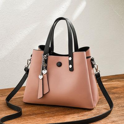 New Fashion Popular Soft Leather Women's Bag Shoulder Crossbody Large Capacity Handbag