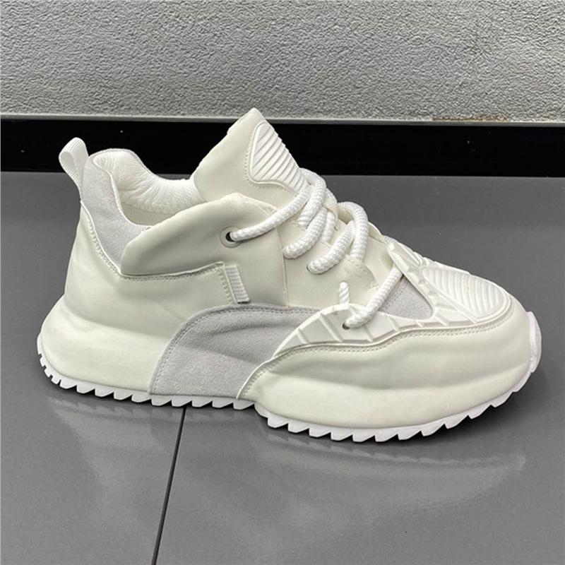 

Men s shoes autumn and winter new platform dad shoes trendy versatile velvet cotton shoes sports leisure bag sole ec 38
