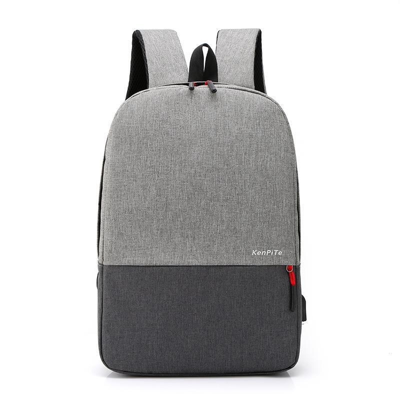 School Season Trend Travel Backpack Men's Leisure Outdoor Simple Computer Backpack Air Cushion Strap