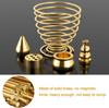 5 in 1 Brass Incense Holder 5 Styles Incense Cone Incense Sticks Coil Incense Holder Incense Burner for Yoga Home Fragrance