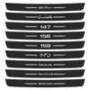 1Pc Car Trunk Door Sill Protector Sticker Rear Bumper Plate for Giulietta MITO 159 147 156 GT Giulia Stelvio Sportiva