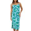 Womens/Ladies Floral Spaghetti Strap Midi Dress