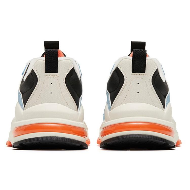 Anta Millennium 5.0 Casual Shoes Women's Low Top Ivory White/Black/Waterfall Blue/Mud Gray 122248890-7