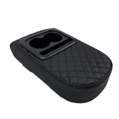 Auto Center Console Polštář loketní opěrky s držákem na 2 šálky Loketní opěrka Podložka područky Přenosná podložka na polštář podložka do auta