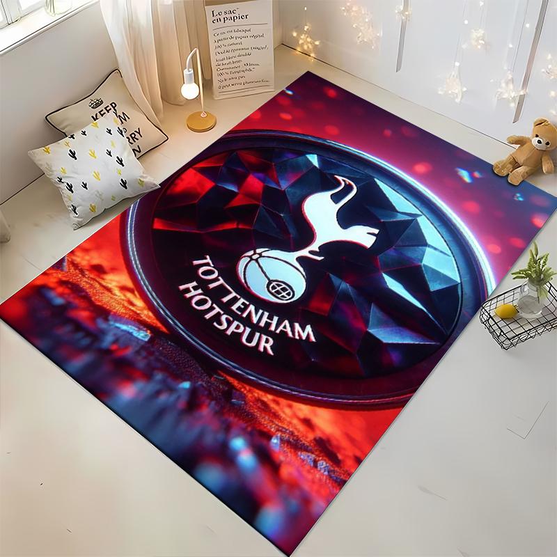 Tottenham Hotspur Logo Bedding Design Non-slip rug suitable for living room and bedroom sofas