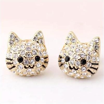 Boucles d'oreilles Chat Mignon pour Fille, Boucles d'oreilles Exquises pour Femmes, Accessoires à la Mode, Boucles d'oreilles Bijoux de Fête, Cadeaux de Saint-Valentin pour Épouses et Petites Amies.