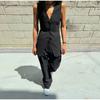 Mode frauen Weste Top Hosen Anzüge Ärmelloses V-ausschnitt Gerade Hosen Dame Set 2025 Frühling Sommer Elegante 2 Stück Set frauen