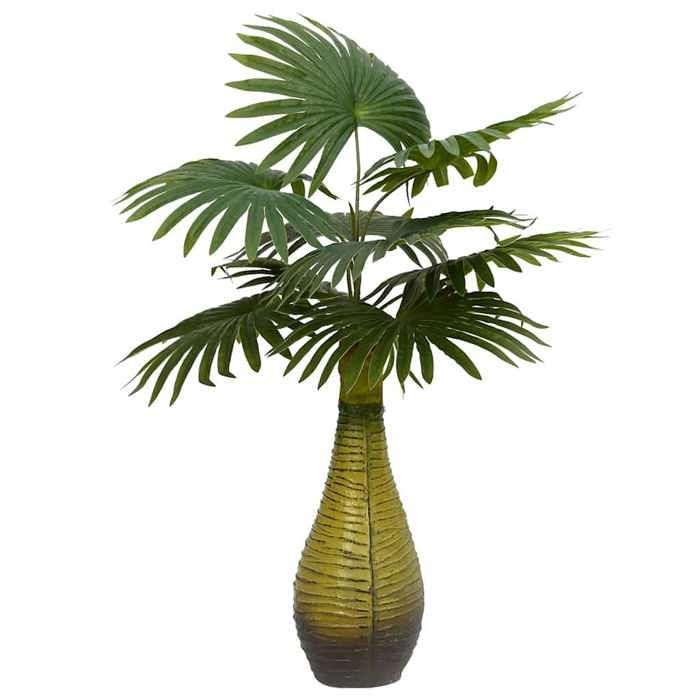 VidaXL Palmier artificiel 9 feuilles 65 cm vert, plante artificielle, arbre artificiel, palmier artificiel, fausse plante, 4103582
