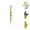 Beaded Garden Stake Fairy Accessories, 33x3.5cm, Yard Art Stake, DIY Wand for Lawn