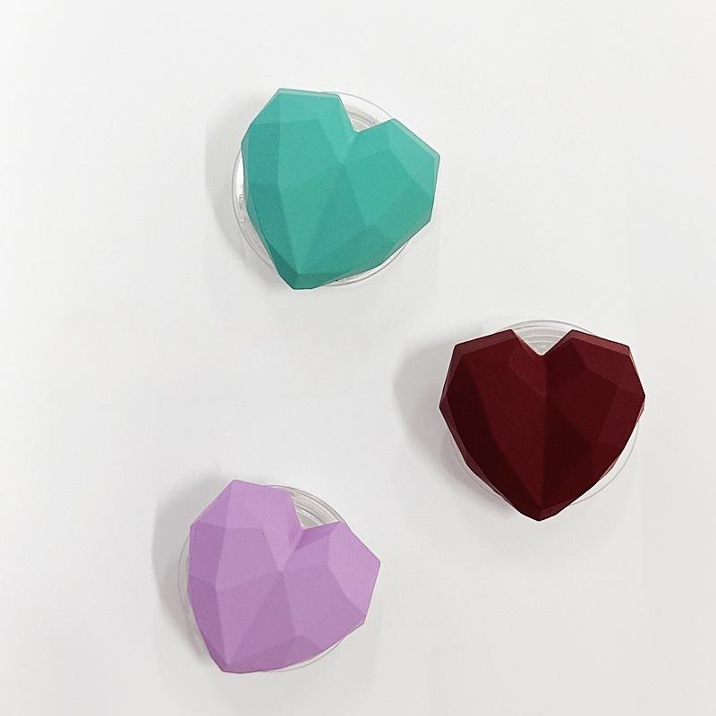 New Arrival 1 Piece 3D Love Heart Mobile Phone Expanding Stand and Grip Smartphone Desk Support Bracket Holder for iPhone