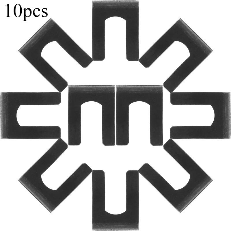 Automotive Universal Oil Pipe Clip Brake Pipe Iron Clip Clips U-Shaped Steel Clip, Handbrake Cable Clip Automobile Accessories