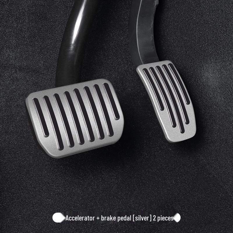Aluminum Alloy Pedal Cover for Tesla Model 3/Y - Interior Modification Accessory