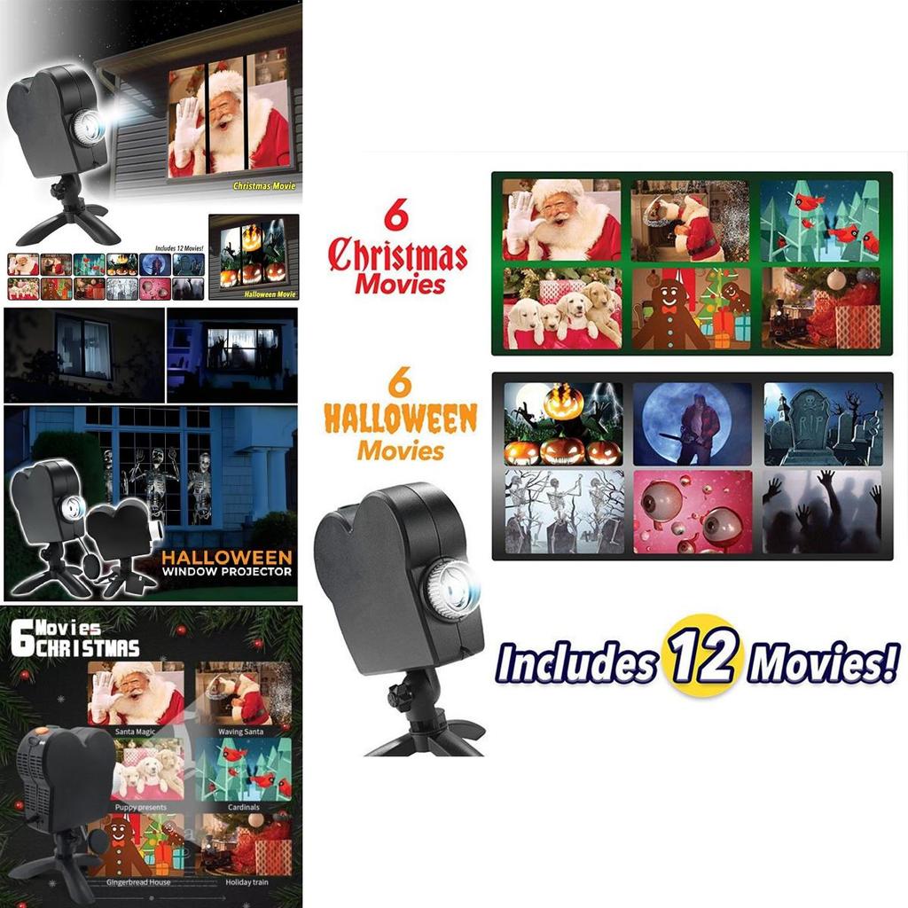 Magische Outdoor-Weihnachtsprojektorleuchte mit lebhaften LED-Animationseffekten für festliche Atmosphäre