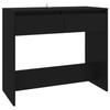 VidaXL Table console Noir 89 × 41 × 76.5 cm Acier