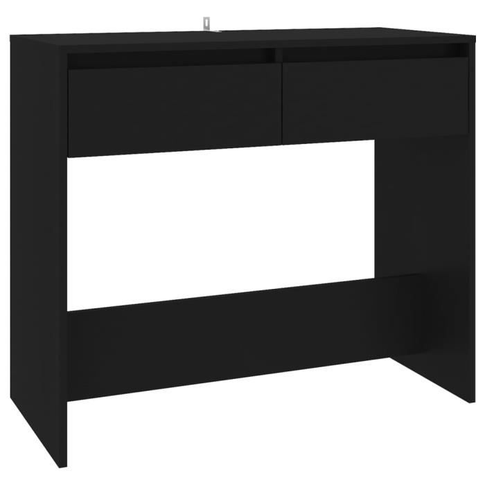 VidaXL Table console Noir 89 × 41 × 76.5 cm Acier
