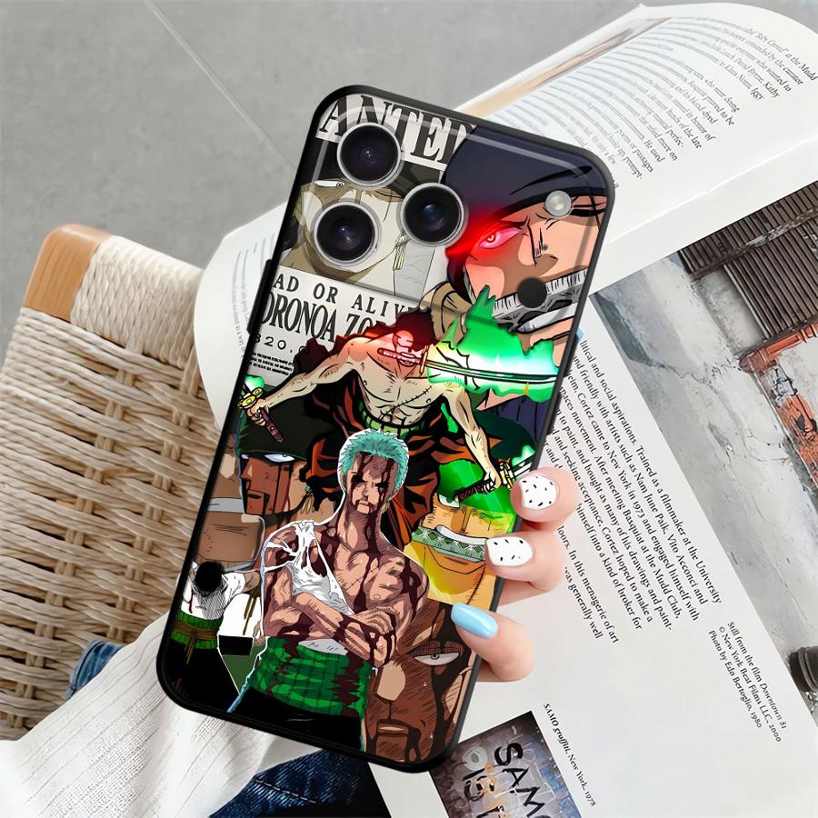 One Piece Zoro Luffy Portgas D Ace Funda Phone Cover Phone Case for Apple iPhone 14 17 Pro Max 15 Pro 7 8 16 13 Air 11 XR XS MAX