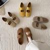 Buty retro, Buty damskie, Płytkie buty z miękką podeszwą, Płaskie pojedyncze buty