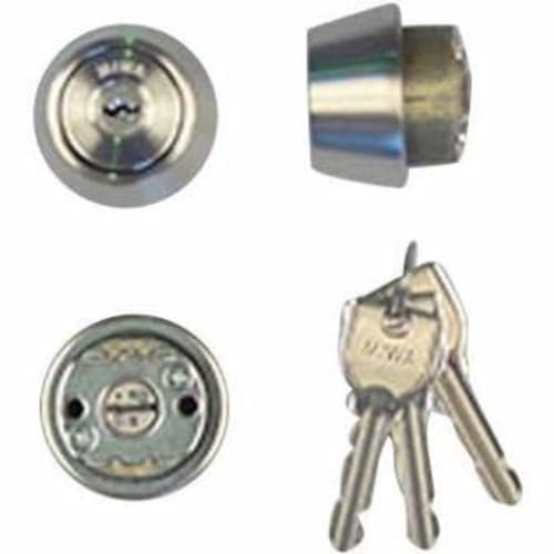 MIWA (Miwa Lock) U9 Cylinder, LSP Type, TE22, Key Replacement, MCY-136, LSP/SWLSP Stainless Steel Hairline Color (ST), 33-42mm