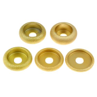 Roda de Afiação para Bordas de Pedra de 75mm Roda de Esmerilagem Fenda Romana Granito Mármore Soldada Borda Angular Perfil de Borda de Mármore Disco de Afiação