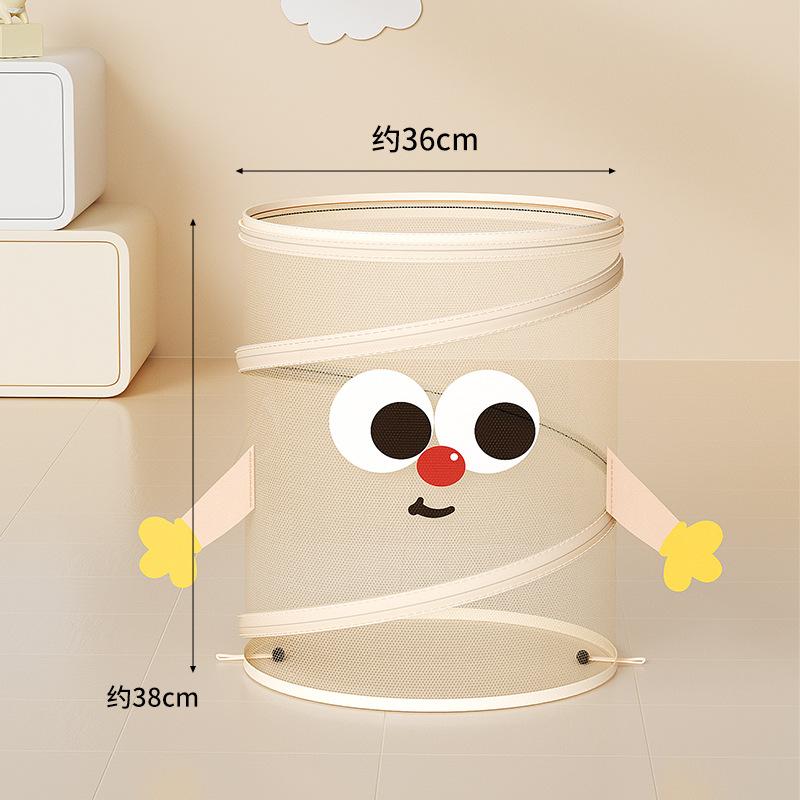 Мультяшная бытовая складная корзина для грязного белья барабанного типа корзина для хранения одежды настенная корзина для белья корзина для хранения без пробивки 1379₽