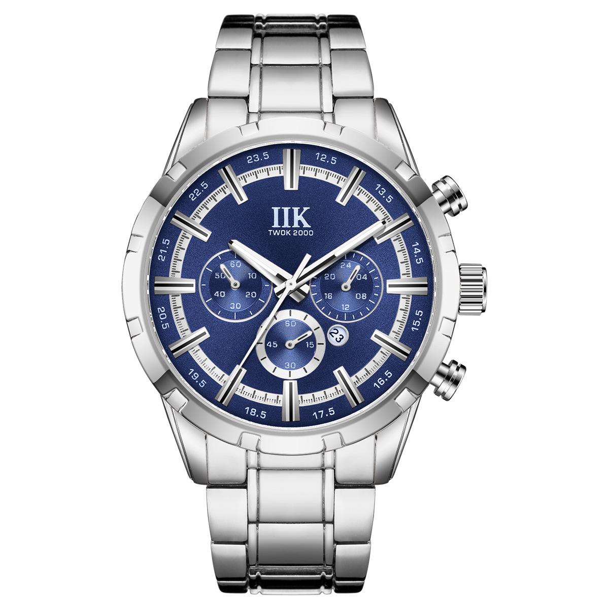 IIK Новые мужские часы Мужские часы со светящимся календарем