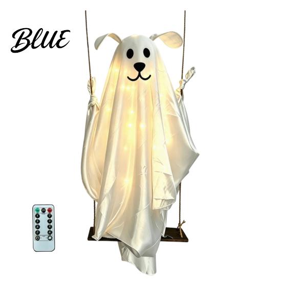 Halloween Ghost Outdoor Decoration Hanging for Decoration Cute Flying Satin White Reusable Party