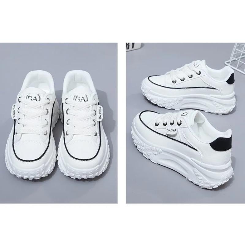 Die neuen Retro-Damenschuhe Frühlings-Plateauschuhe Freizeit-Sneaker Vielseitige Modedesigner-Schuhe Hochwertige Damen-Sneaker