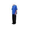We11done Logo Round Neck Short Sleeve T-Shirt Unisex Tops Blue WD-TP5-19-920-BL