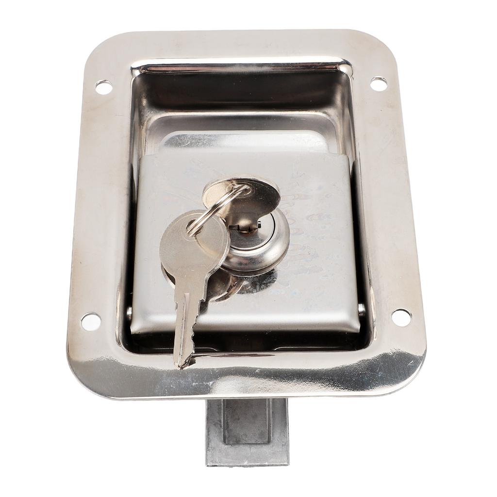 Toolbox Handle Lock Stainless Steel Rustproof High Strength RV Handle Latch for Home Office Commerci