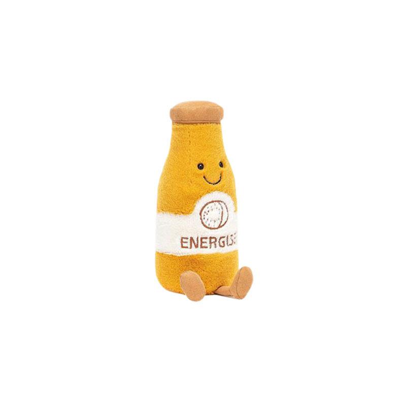 

JELLYCAT Fun Food Series Juice Cute Yellow Doll Plush Doll 19cm Tall
