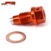 CNC Aluminum Oil Drain Screw for 125-530SX/SX-F/EXC Off-Road Motorcycles