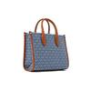 MICHAEL KORS Mirella Cotton Tote Bag, Shopping Bag, Shoulder Bag, Crossbody Bag, Handbag Small Women's Denim Blue 35F2G7ZC1J-DENIM-MULTI
