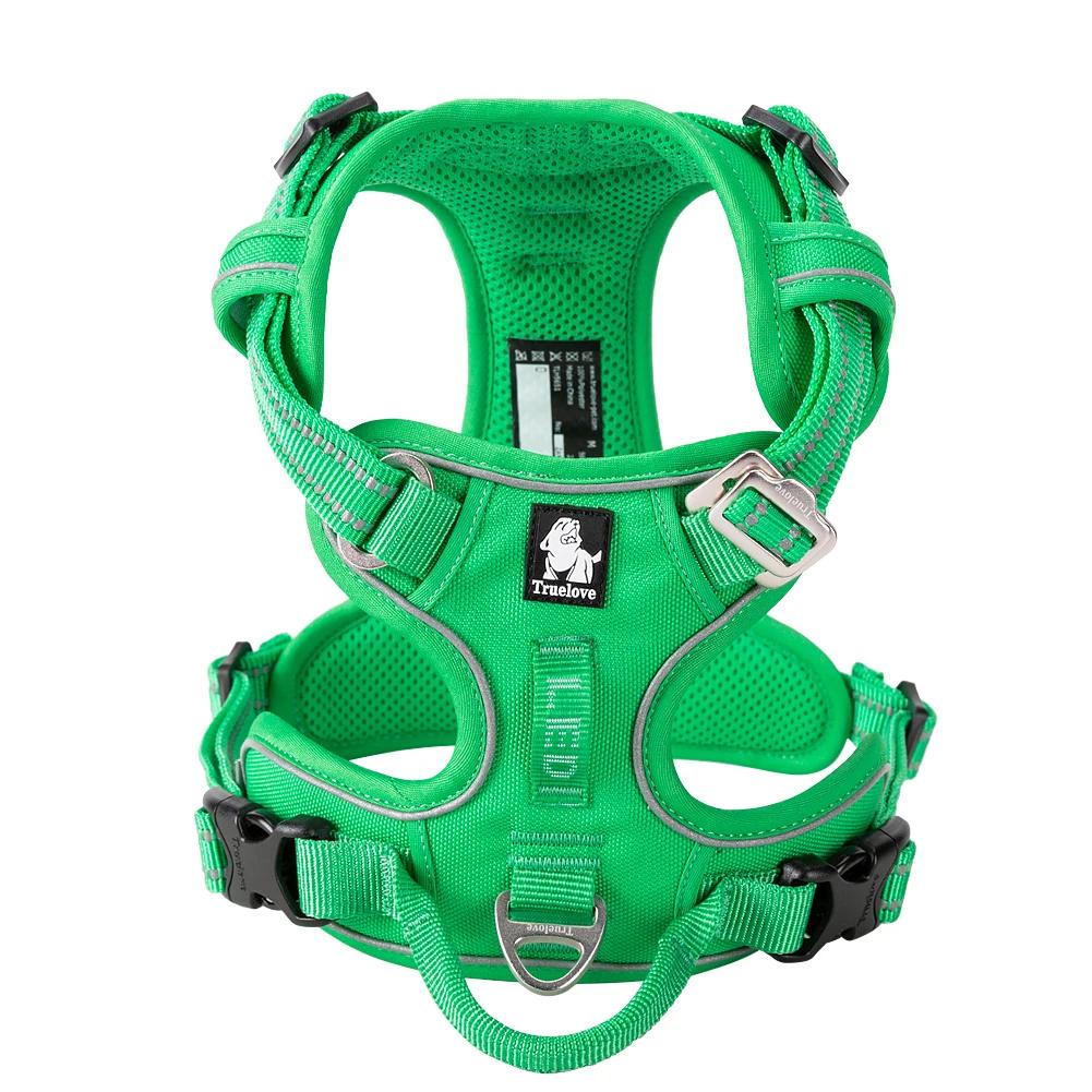 Pet Harness No Pull Nylon Reflective Dog Harness Adjustable Comfortable Control Step-In Brilliant Truelove Tlh5654
