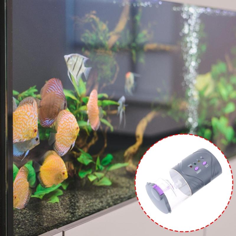Aquariums Automatic Fish Feeder Food Dispenser With Adjusting Timing and Modes For Experienced Hobbyists and Beginner