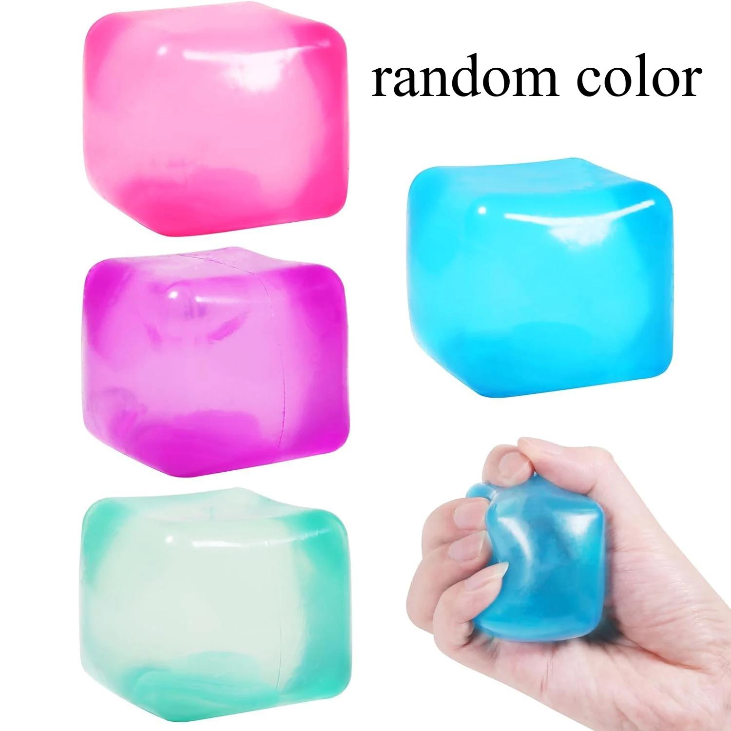 

Transparent Square Pinch Music - Tactile Squeezing Toy Good Gift For Kids, Stress Relieving Artifact, Assorted Color