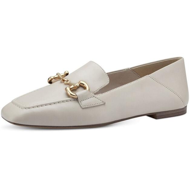 Женские слипоны Tamaris 1-1-24217-20-413 gold, белые