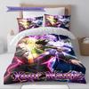 Name Custom Anime Hunter x Hunter Pattern Bedding Set Quilt Cover Pillowcase Home Decor Gift (1 * duvet cover + 2 * pillowcase, without core)