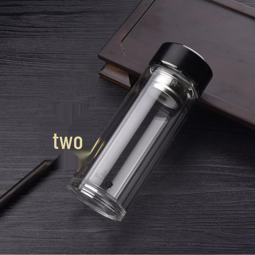 High-Temperature Double-Walled Borosilicate Glass Tea Cup 300ml